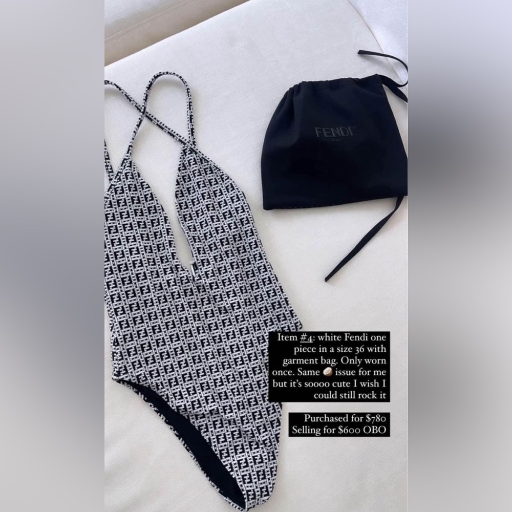 Fendi 1 piece bikini